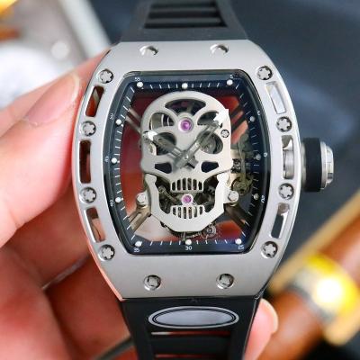 China Not Specified Factory spot wholesale barrel type multifunctional mechanical watches for men's customized watches for sale