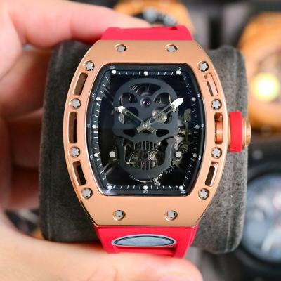 China Not Specified Bucket type mechanical watch for men's hollowed out fully automatic waterproof mechanical watch relojes for sale