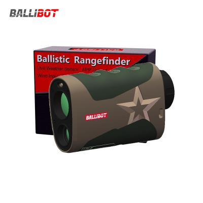 China Measure Distance and Then Calculate Area Volume Pythagoras Ballistic Laser Rangefinder 1500m with Ballistic Calculator Weather Senor Wind Input Holdover Reticle Calculation for Hunting for sale