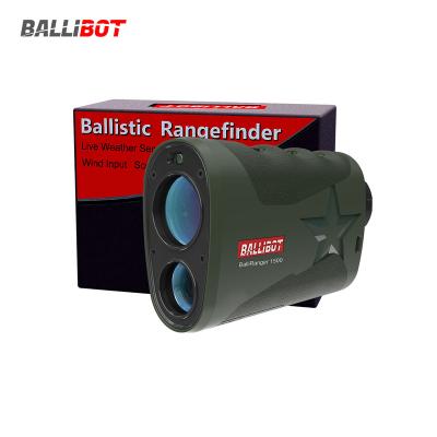 China Measure Distance and Then Calculate Area Volume Pythagoras BALLIBOT 7x Live Weather Senor Carrying Case built-in Ballistic Calculator Shooting Hunting 1500m Hunting Laser Rangefinder for sale