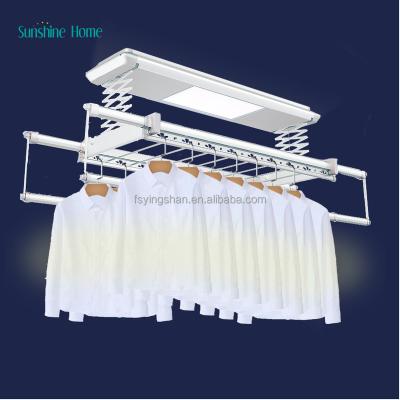 China Multifunction Laundry Rack Airer Hanger Electric Balcony Dryer Clothes Hanging Cloth UV Racks for sale