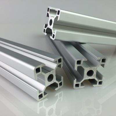 China Decorations 2020 2040 3030 4040 t slot linear motion open rail aluminum extrusion for sale