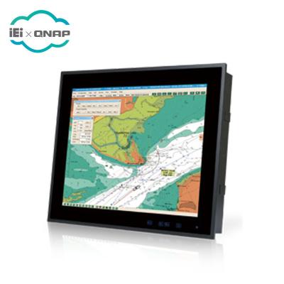 China IEI S19M-AD/PC 19 inch IP66 LCD marine monitor with redundant AC and DC power and touch screen 463 mm x 394 mm x 113 mm for sale