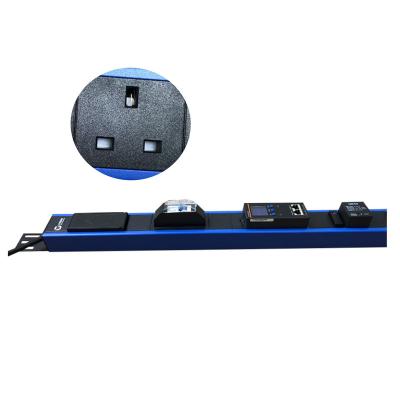 China Aluminum Alloy Zituo 1.5u 19 Ports UK Type Plug Rack Pdu With Power Switch For Mining Case for sale