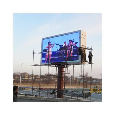 China Outdoor Advertising P10 Easy-to-install LED Screen Commercial Advertising Billboard Display for sale