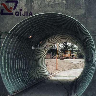 China Segmentalized Structure Pipe Galvanized Corrugated Steel Tube Corrugated Steel Pipe Assembly for sale