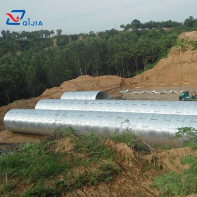 China Structure Pipe Buried Round Road Culvert Multi Plate Set Corrugated Galvanized Steel Culvert Pipe for sale