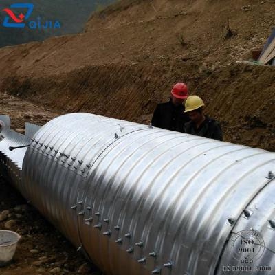 China MP 100 corrugated road steel pipe for sale