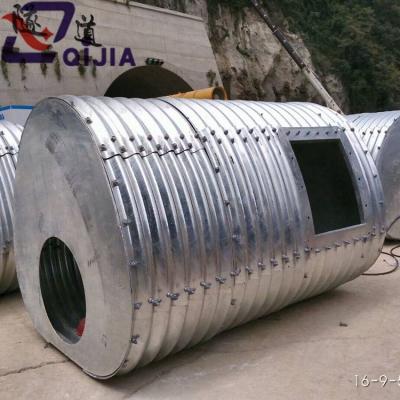 China Q235 QJ Corrugated Steel Underground Shelter for sale