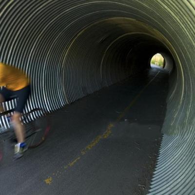 China Q235 bike path which used by corrugated steel pipe tunnel for sale