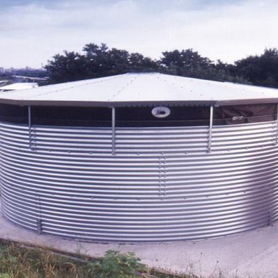 China Large Size 1600m3 500m3 Structure Pipe Bolted Steel Water Storage Tank For Agriculture for sale