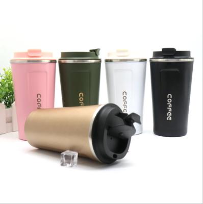 China Disposable 12oz Stainless Steel Travel Reusable Coffee Mug With Lid for sale