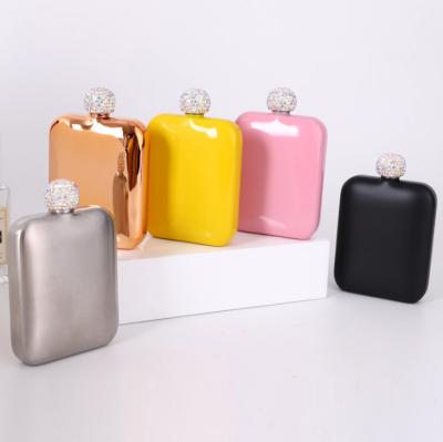 China Gift Giving Place Stainless Steel Whiskey Womens Hip Flask for sale