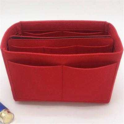 China Fashion New Fashion Felt Insert Normal Makeup Cosmetic Carry Bag for sale