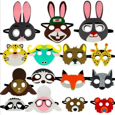 China Fashionable Hot Sale Kids Popular Customized Party Easter Halloween Felt Eye Mask Felt Mask for sale