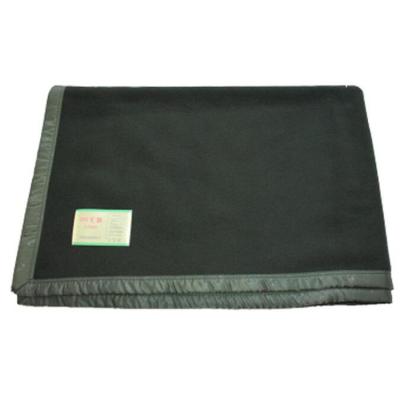 China Disposable Polyester/Wool Fleece Solid Color Military Electric Warm Blanket In Stock for sale