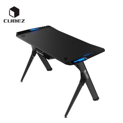 China (Size) Computer high quality adjustable table high tech feel modern e-sports table adjustable wholesale customization for sale