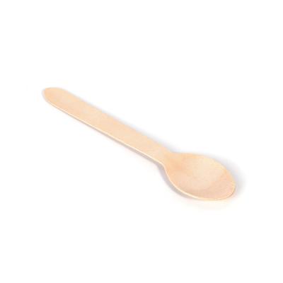 China Wholesale High Quality Disposable Logo Biodegradable Ice Cream Disposable Bamboo Custom Wooden Spoon for sale