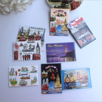 China Custom Souvenir Tin Fridge Magnet Decoration / Metal Magnet for sale