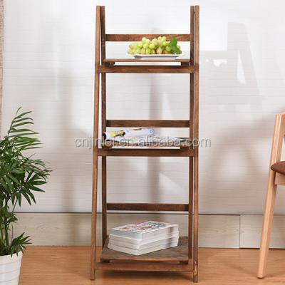 China Latest Eco - Friendly Living Room Decoration Modern Wooden Book Shelves for sale