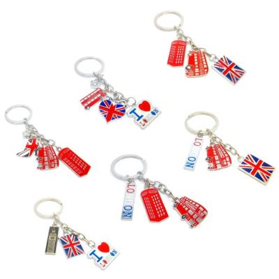 China Promotion Gift China Factory Wholesale Custom 3d Series Many Cheap Pieces Shape Metal Key Chain for sale