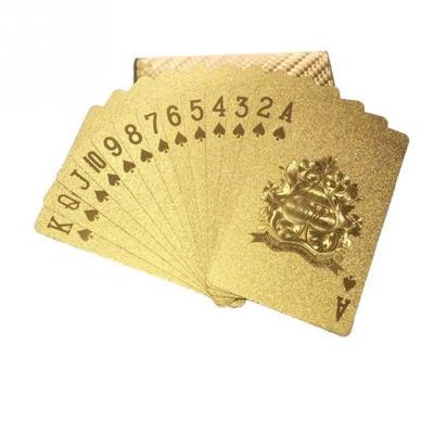 China Foil Customized Gold Foil Playing Cards for sale