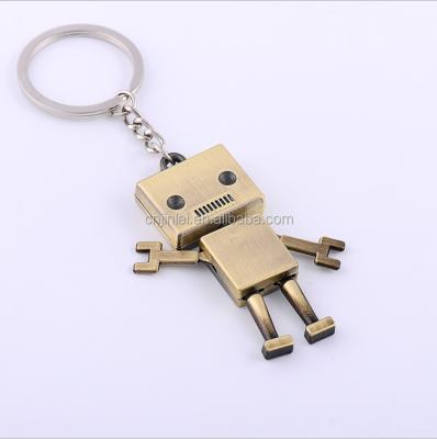 China Promotion Gift High Quality And Durable Metal Chain Custom Robot Key for sale