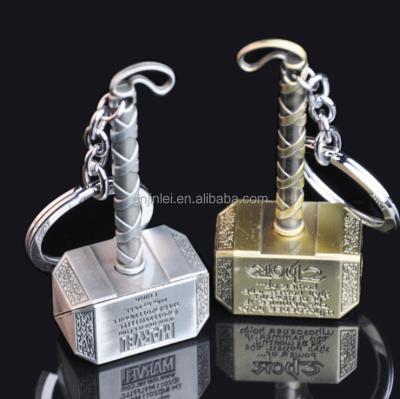 China Wholesale Cartoon Logo Thor Hammer Promotion Gift Keychain for sale