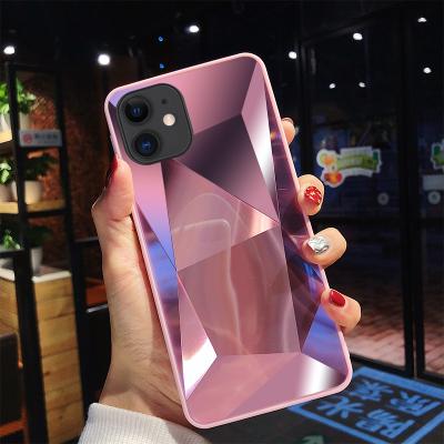 China Luxury shockproof 3d mirror phone case for pro case 13 12 11 for X XR XS 8 plus 7 6 6S for case 13 for sale