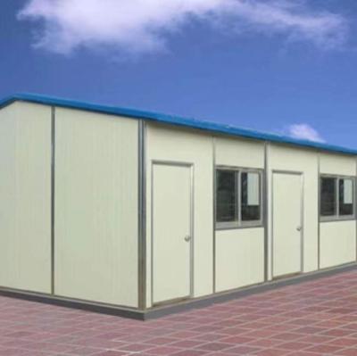 China Container Houses Flat Pack Small Portable Temporary Movable Prefab Houses Light Steel Prefab Modular Home for sale