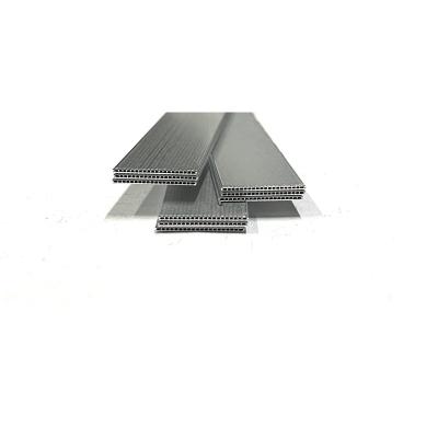 China Heatsink Multiport Extrusion Aluminum Micro Channel Flat Tube For Heat Exchanger for sale