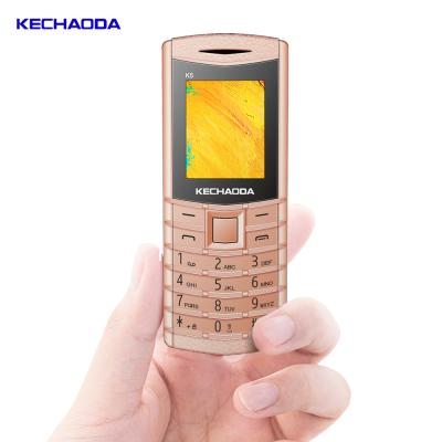 China Double SIM Card KECHAODA K5 2G Buttons Low Price Mini Key Cell Phone Old Physical Mobile Phone Telefon for sale