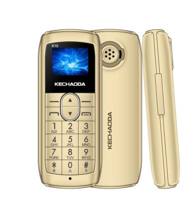 China OEM Global Cheap Wireless Pocket Dual SIM Mini 0.66inch FM Radio KECHAODA K10 Version Mobile Phone for sale