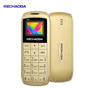 China Dual SIM Card KECHAODA A26 Mini Phone 1.44 Inch Dual Document Card Replacement With Dialing OEM Mobile Phone for sale