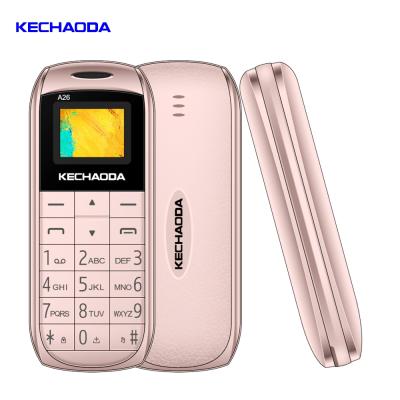 China Dual SIM Card KECHAODA A26 Mini Phone 1.44 Inch Dual Sim With Dialing OEM Mobile Phone for sale