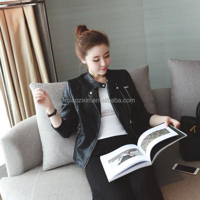 China Cheap New Breathable Women PU Leather Jackets For Girls Manufacturer Sale Jackets for sale