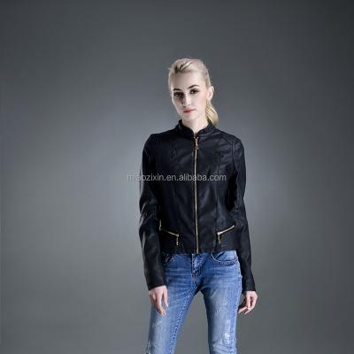 China 2020 Latest Fashion Women Motorcycle Leather Jacket Cheap Breathable Lady Motorcycle Jacket for sale