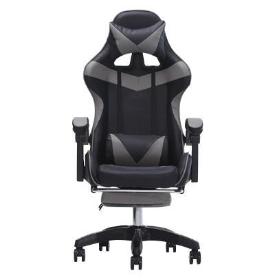 China Adjustable (height) ready to ship comfortable morden black reclining computer gaming chair manufacturer for sale