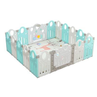 China New Style Eco-freindly Easy Disassemble Colorful Playground Folded Kids Baby Toy Fence for sale