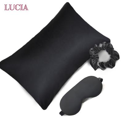 China PORTABLE Wholesale Cheap Pure Color Silky Zipper 100% Polyester Satin Microfiber Satin Pillow Case For Hair for sale