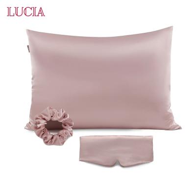 China High Quality 100% Silky Satin Pillowcase Cover Pillowcase Customized PORTABLE Silk Pillow Case Set for sale