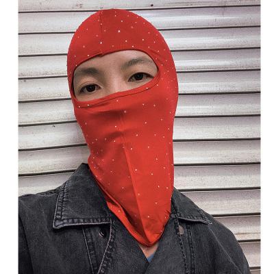 China breathable & Bling Diamond Balaclavas Bandana Full Face Waterproof Warm Balaclava Mask Sun Protection Cycling Ski Masks Custom Hats for sale