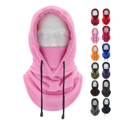 China COMMON 2021 New Fashion Polar Fleece Full Face Ski Thermal Warm Fleece Embroidery Custom Balaclavas for sale