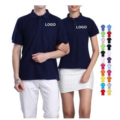 China Custom 100% Anti-wrinkle low Moq men's cotton couples fashion t-shirt logo t-shirt printing empty polo shirt for sale