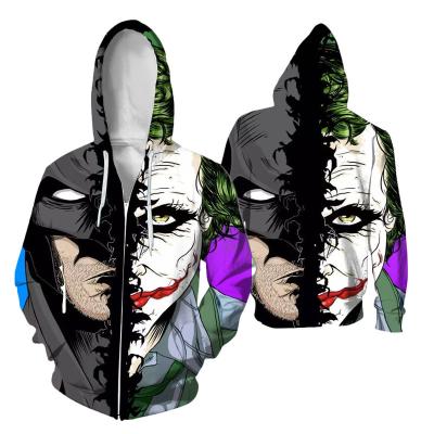 China Anti-Wrinkle Full Digital Print Sublimated Hoodie Men Custom Sublimation Zipper Men All Over Print Hoodies for sale