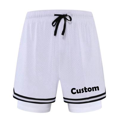 China High Quality Elastic Waist QUICK DRY Summer Custom Made Mens 100% Polyester Swim Mesh Beach Running Shorts For Men for sale