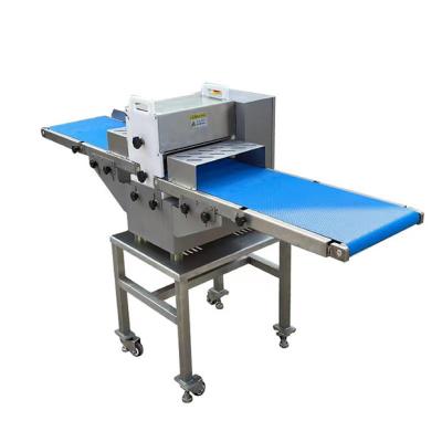 China Meat processing equipment easy to use stainless steel frequency conversion fresh meat cutting machine beef and mutton cutting machine fresh meat slot for commercial for sale