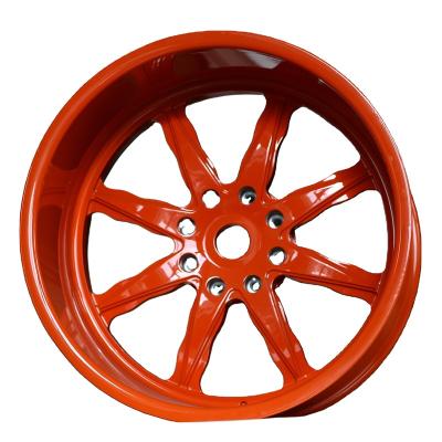 China Car Modification H1 Alloy Off-Road Wheels 20 22 24 26 Inch Custom Deep Plate Concaved Forged Off-Road Skid Wheels Rim for sale