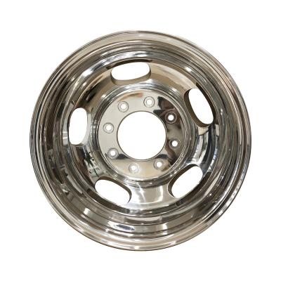 China Hot Selling 17inch Car Modification Forged Aluminum Alloy Commercial Truck Wheels Fashion Design Lightweight Truck Bus Wheel Rim for sale