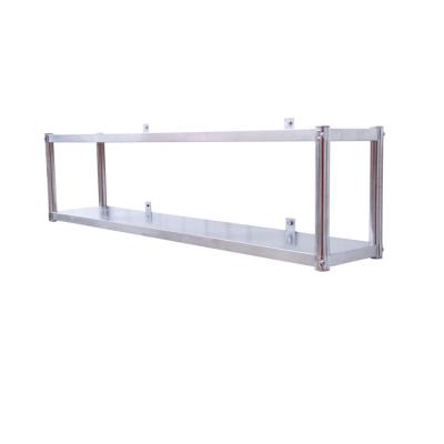 China Stainless Steel201/304 Kitchen Shelf Two-Layer Stainless Steel201/304 Storage Rack Wall Mounted Shelf Storage Rack 2 Layers for sale